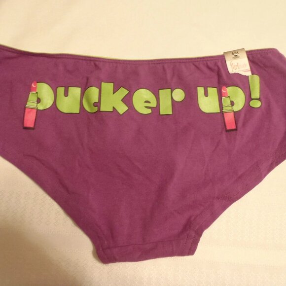 FLIRTITUDE Size 4 5 6 Purple Choice Cotton Hipster Panty NWT - Picture 1 of 2